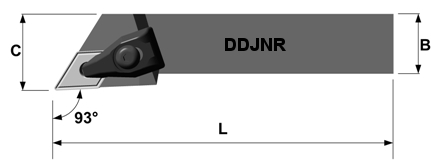 Drehhalter DDJN R/L 93°