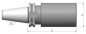 Preview: Bohrstangenrohling SK40 DIN69871 Ax63x250