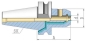 Preview: Spannfutter Weldon DIN 6359 mit Kühlk. SK40 JIS B 6339 (MAS-BT) AD/Bx06x100