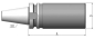 Preview: Bohrstangenrohling SK40 JIS B 6339 (MAS-BT) Ax63x250