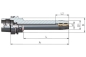 Preview: Hydraulikfutter lang, schlank HSK 100Ax06x150