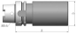 Preview: Bohrstangenrohling HSK 100Ax97x250