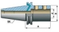 Preview: Bohrerhalter f. Wpl. Bohrer SK40 JIS B 6339 (MAS-BT) AD/Bx40x100