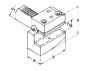 Preview: B2 Radial Werkzeughalter links kurz D 50x32x55