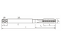 Preview: Gewindebohrer DIN371 Metrisch M3 VHM TiCN Typ VH HRC (H)