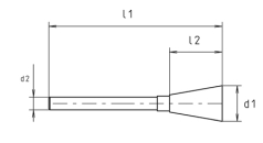 HM-Frässtift WKN 3  S3    3X38