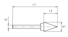 HM-Frässtift SKM 3  S3    4X42