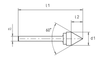 HM-Frässtift KSJ 3  S3    3X38