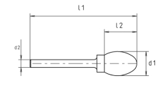 HM-Frässtift TRE 3  S3    3X38