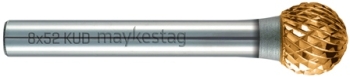 HM-Frässtift KUD6 S3 TIN2,5x38