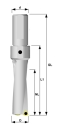 Wpl. Bohrer Ø 23,00 mm IK 3xD WCMX040208