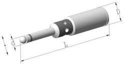 Kantentaster 2 D elektronisch 20x10x160 mm