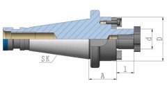 Quernut-Aufsteckfräsdorn DIN 6357 SK50 DIN2080x60x55