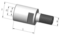 Verlängerung für Einschraubfräser M16x40