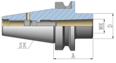 Zwischenhülse DIN6364 SK50 JIS B 6339 (MAS-BT) AxMK3x65