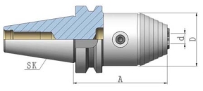 NC Bohrfutter Rechts-/ Linkslauf SK30 JIS B 6339 (MAS-BT) Ax100x1,0-13