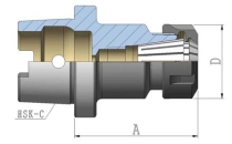 Spannzangenfutter ER HSK 50Cx80xER40