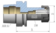 Spannzangenfutter ER HSK 40Ex60xER16