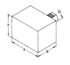 A1 Werkzeughalter-Rohling rechteckig D 16x 78x44