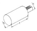 A2 Werkzeughalter-Rohling rund D 20x50x 70