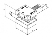 D1 Vierkant Aufnahme D 50x32x85