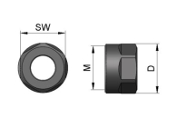 Spannzangenfutter ER PK C63x100xER16