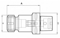 Spannzangenfutter ER PK C63x160xER11Mini