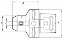 Spannfutter Whistle Notch PK C63x12x80