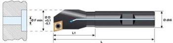 Vorwärtsschaftsenker CCMT0602 Ø 11 mm