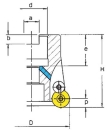 Kopieraufsteckfräser RDHW1604 Ø 125 mm