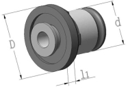 Einsatz ohne Rutschkupplung M4/M6 4,5x3,4