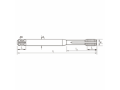 SPM TiAlN GWF DIN2174 Metrisch M2,5 Typ RLC UNI