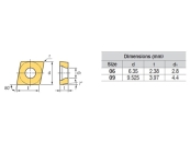 CCMT09T308-C25 NC5330 Stahl (P) Inox (M) Guß (K)