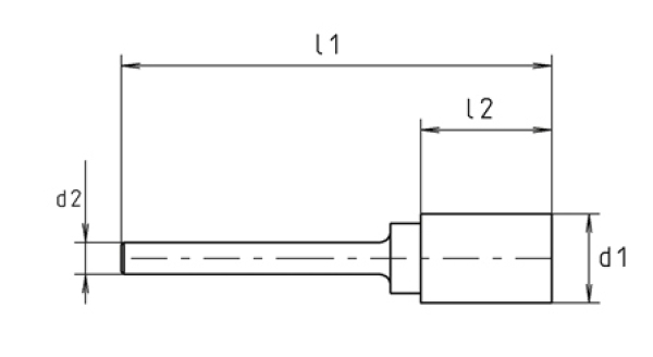 HM-Frässtift ZYA 0  S6 6X50