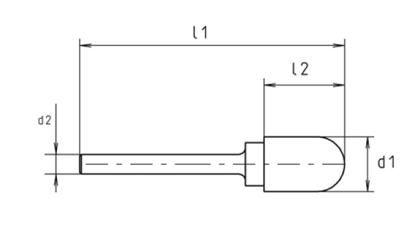 HM-Frässtift WRC 3  S3    3X50