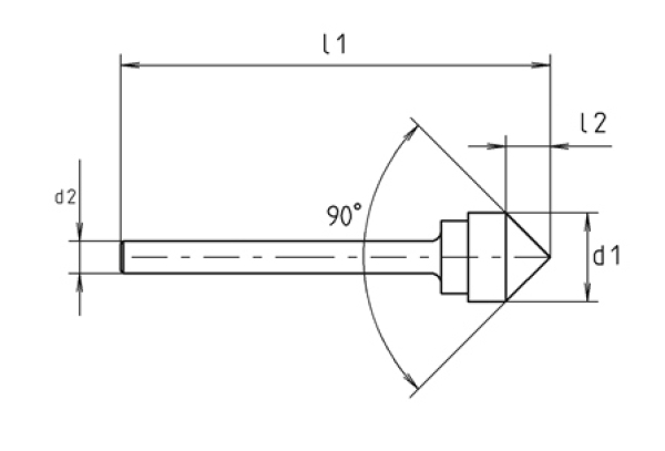 HM-Frässtift KSK 3  S6   10X55