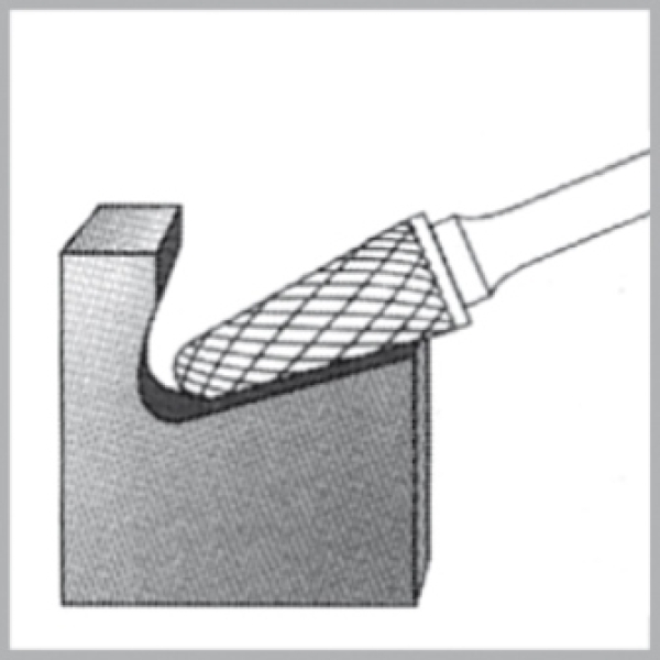 HM-Frässtift KEL 4   S6  16X75