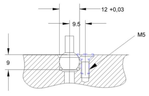 EasyKD 1215 Ø 12 mm Düsenlänge 15 mm