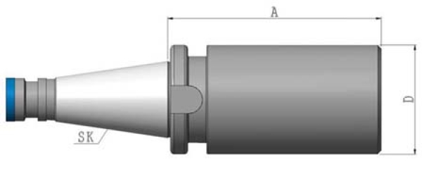 Bohrstangenrohling SK50 DIN2080x97x315