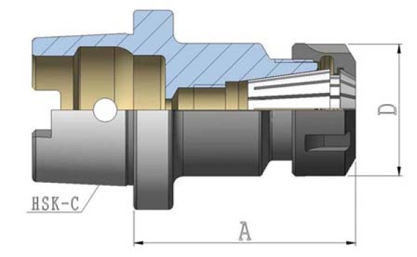 Spannzangenfutter ER HSK 32Cx60xER16