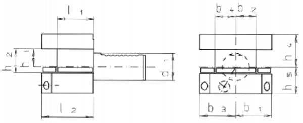 D2 Vierkant Aufnahme Überkopf D 40x25x72