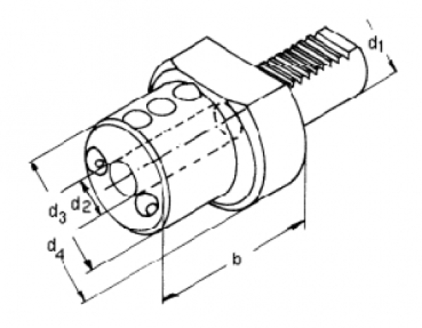 E2 Bohrstangenhalter D 16x08x44