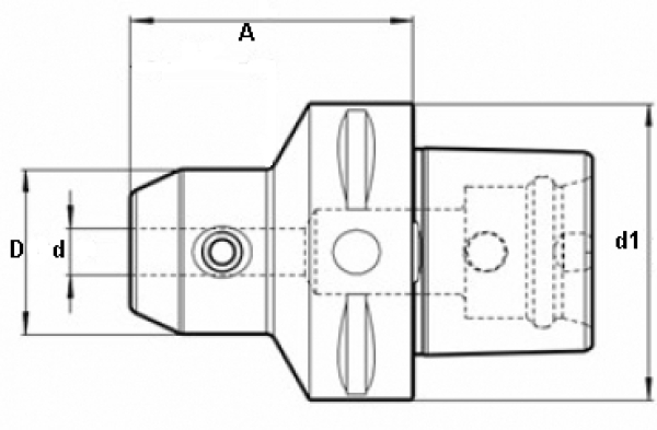 Spannfutter Weldon PK C63x06x100