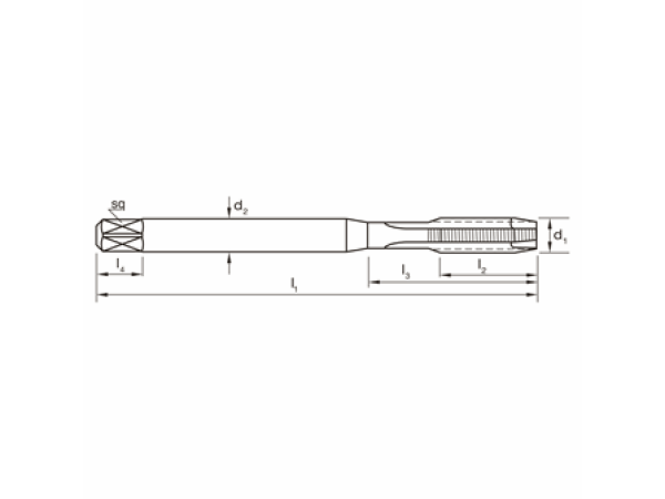 HSSE blank GWB DIN371 Metrisch M1,4 Typ Gun N