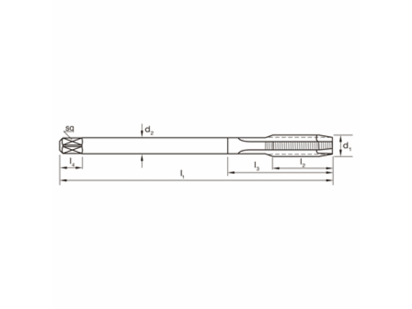 HSSE blank GWB DIN376 Metrisch M3 Typ Gun N