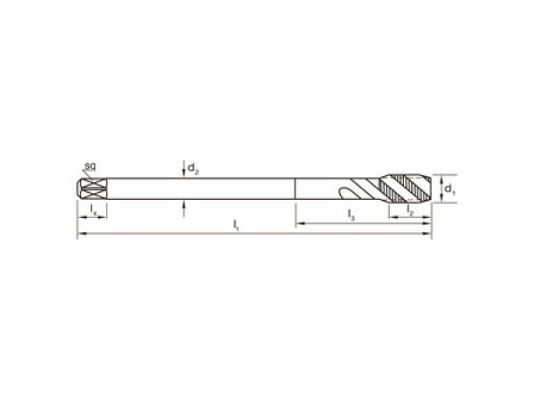 HSSE blank GWB DIN376 Metrisch M4 Typ R40N