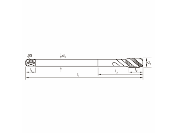 HSSE CrN GWB DIN376 Metrisch M12 Typ R45Al