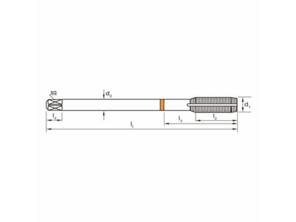 HSSE CrN GWF DIN2174 Metrisch M12 Typ RLC Cu