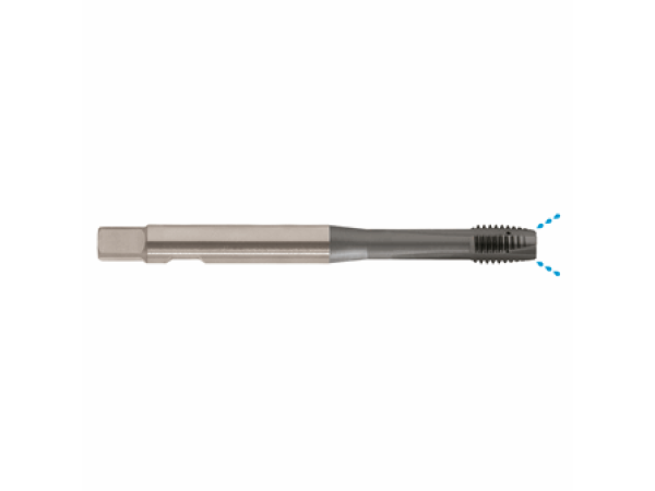 Gewindebohrer Synchro Metrisch M5 PM-HSSE V3 TiCN Typ Gun IK HSC