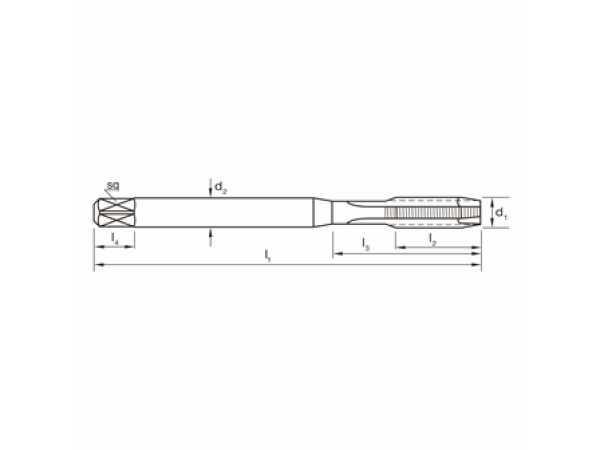 Gewindebohrer Synchro Metrisch DIN371 M3 PM-HSSE V3 Hardlube Typ BM UNI